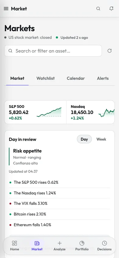 APEX Market on the mobile web