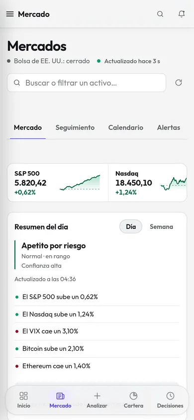 Mercado de APEX en móvil